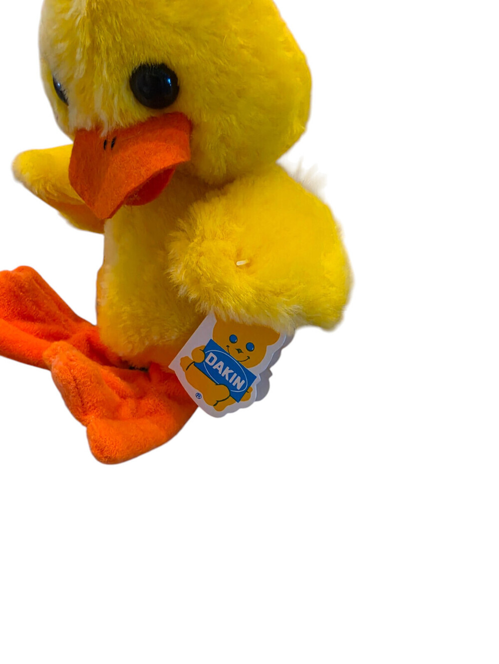 Vintage Dakin RARE Plush Stuffed Animal Yellow Duck w/ Hang Tag - Picture 2 of 6